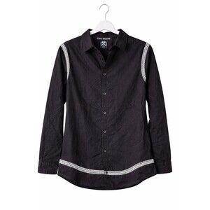 Civil Regime Shirt Mens Small Black White Stylish Casual Long-sleeved NWT CR60